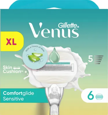 Produktbild von Gillette Venus Rasierklingen, Comfortglide Sensitive, 6 St
