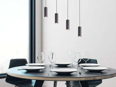 Produktbild von TRIO-Leuchten Pendelleuchte MARLEY 4-flammig BH 75x150 cm schwarz