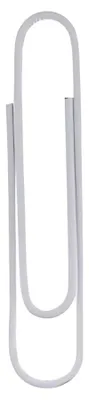 Produktbild von Alco Briefklammer Metall kunststoffüberz 50mm weiß 100 Stück