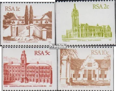 Produktbild von Briefmarken Südafrika 1982 Mi 618-621 (kompl.Ausg.) postfrisch Gebäude