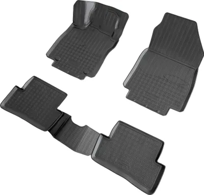 Produktbild von 3D Gummi Fussmatten passend für Renault Clio IV | BJ 2012-2020 | passgenau mit Rand