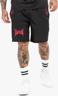 Produktbild von Herren Funktionsshorts normale Passform TAPROOT SHORTS Black/Red/Aubergine L Tapout