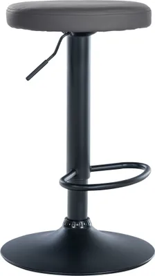 Produktbild von Barhocker HLO-CP290 Kunstleder schwarz  grau