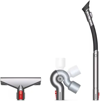 Zdjęcie produktu dla Dyson Complete cleaning kit, Zestaw akcesoriów, Pionowy odkurzacz, Metaliczny, Czerwony, Dyson V7, V8, V10