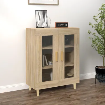 Zdjęcie produktu dla vidaXL Kredens dąb sonoma 69,5x34x90 cm Materiał drewnopochodny