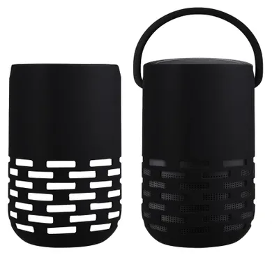 Produktbild von kwmobile Silikon Hülle für Bose Portable Home Speaker Hülle - Schutzhülle für Mini Speaker - Cover Bluetooth Lautsprecher - Case Schwarz