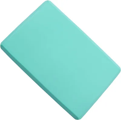 Image de Tapis de fitness - Yoga, Pilates - Entraînement à domicile - Mousse EVA antidérapante - 23 x 15 x 7,5 cm - Bleu
