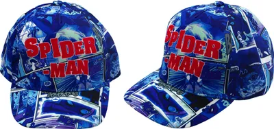 Immagine prodotto di Cappello Marvel Spider-Man per bambini, base con chiusura a velcro in blu, per bambini e bambine, misura 52 cm
