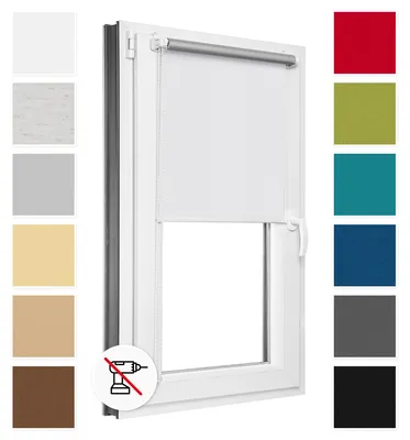 Obrázok produktu pre Estika Zatemňovacia roleta bez vŕtania - 95 x 220 cm - Béžová - Termoroleta