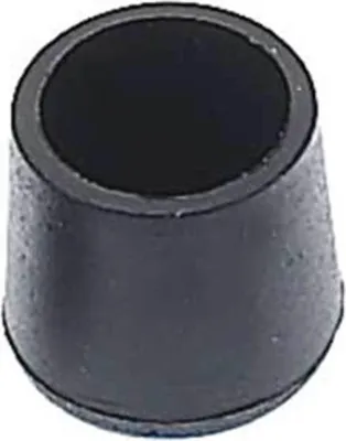Produktbild von Tubus gezogene Wannenendkappe 10mm schwarz