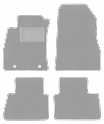 Immagine prodotto di Tappetini in velluto Grigio per Nissan Juke F15 2010-2017 Set 4 pezzi