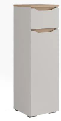 Imagen del producto de Armario mediano Vicco Ruben Blanco/Roble artesanal 30.2 x 97.5 cm, Model 62914