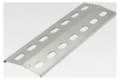 Produktbild von Edelstahl Flammenblech 43,5 x 15 cm / 1,5 mm Materialstärke für Gasgrill