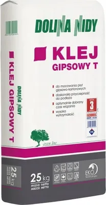 Immagine prodotto di Dolina Nidy gesso adesivo t per cartongesso durevole 25kg