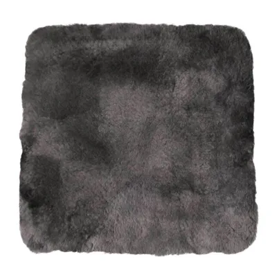 Produktbild von Heitmann Felle Lammfell-Sitzkissen, Farbe: Anthrazit Größe ca. 35 x 35 cm 405AN