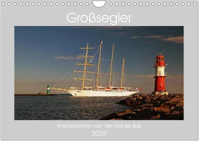 Produktbild von Großsegler (Wandkalender 2025 DIN A4 quer), CALVENDO Monatskalender