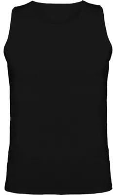 Produktbild von Roly PD0350 | Herren Shirt André Tank Top - Farbe: Black 02 - Größe: M