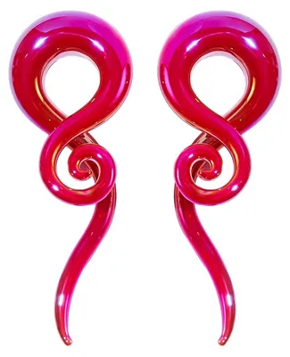 Immagine prodotto di Espansore a spirale in vetro, da 5 mm a 12 mm - Set di orecchini