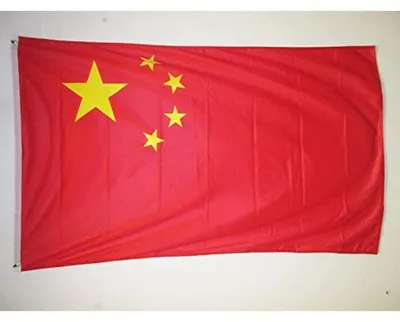 China Flagge 150x90 cm, Mesh-Polyester, 2 Ringe