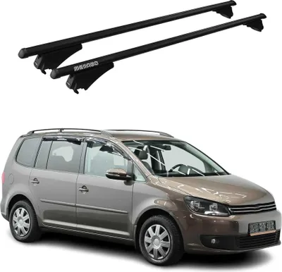 Immagine prodotto di Barre portatutto trasversali Tiger per VW Touran I 2010-2015, nero