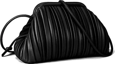 Produktbild von Famanu Clutch Geldbörse mit abnehmbarer Schulterriemen - Schwarz