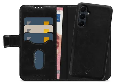 Produktbild von Mobilize Magnet Gelly Handyhülle für Samsung Galaxy A55 Hülle Abnehmbare 2in1 Klapphülle Geldbörse - Schwarz