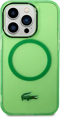 Obrázek produktu pro Lacoste, kryt Magsafe pro iPhone 14 Pro Max, zelený