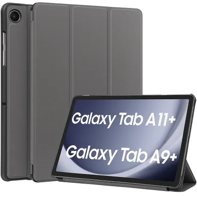 Produktbild von Schutzhülle für Samsung Galaxy Tab A9+ A11+ 11" Hülle SM-X210 X216 X218 X230 X236B (2025/2023) Tasche Smart Cover Magnetisch schlanke Hülle - Grau