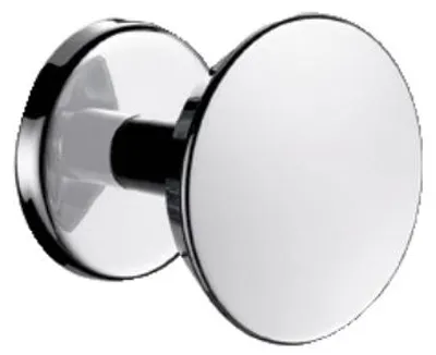 Image de Patère porte-manteau 1 tête ronde inox 304 chromé - DELABIE - 301