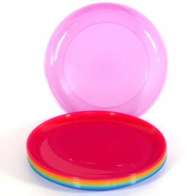 Produktbild von KaResRei Kunststoffteller Bunt 20 cm 8 Stück