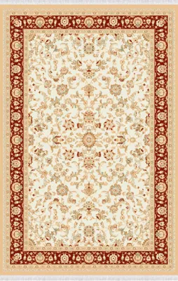 Produktbild von Teppiche Flachgewebe Teppich Abstrakte Designer Orientteppich 150x233 Rot Beige