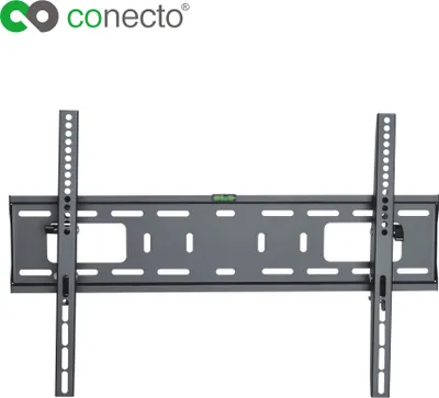 Produktbild von conecto CC50265 Wandhalterung für TV Geräte mit 81-165 cm (32-65 Zoll), neigbar: -10° bis 5°, Wandabstand: 56mm, Traglast: max. 50,0kg, VESA 600x400, schwarz