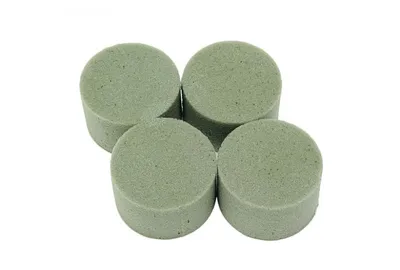Produktbild von mosy Trockenschaum-Zylinder, Durchm. 8 cm, 4 Stck, trocken, Steckschaum, Steckmasse, rund