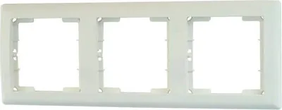Produktbild von Mutlusan Daria 3-fach Rahmen horizontal Weiss für 3 Module
