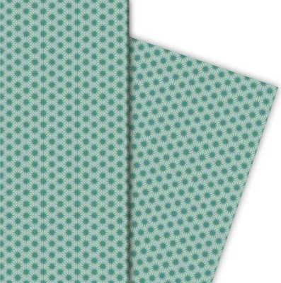Produktbild von Frisches Geschenkpapier mit Sternen, hellblau - G4797, 32 x 48cm