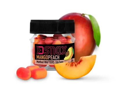 Obrázok produktu pre Delphin Nástraha D Snax Waft Mango Broskev10x7mm 20g