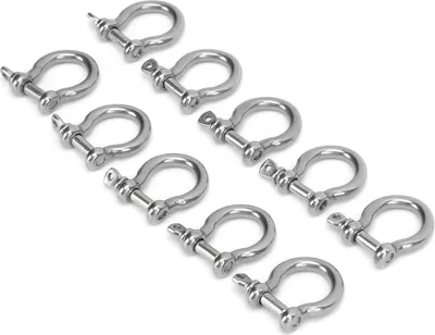 Obrázek produktu pro Bow Shackle,D-Ring Shackle,Chain Shackle,D-Ring Anchor,Stainless Steel Shackle,D-Shape Shackle