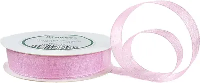 Image de Bande large / bande organique rose 12mm x 23m