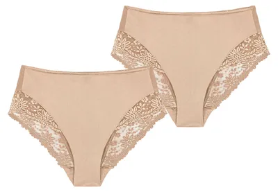 Produktbild von Triumph Damen Maxislip 2-Pack Ladyform Soft - SMOOTH BEIGE - Größe 42