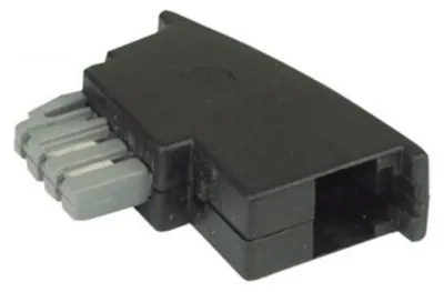 Obrázok produktu pre Dönges TAE adaptér F zástrčka/RJ11 zásuvka (pripojovací adaptér)