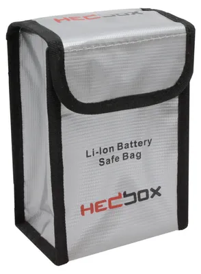 Produktbild von HEDBOX FIREBAG-L, Schwarz, Grau, 115 mm, 75 mm, 165 mm
