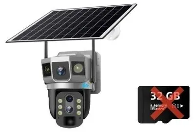 Image de Caméra IP, alimentée par énergie solaire, avec détection de mouvement, caméra sans carte mémoire