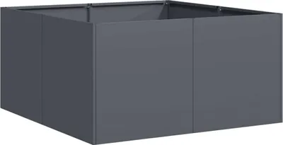 Immagine prodotto di Fioriera Antracite 80x80x40 cm in Acciaio Laminato a Freddo