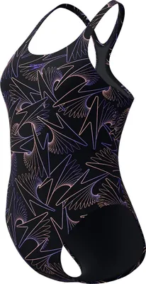 Image de Speedo Maillot de bain Eco Endurance+ Hyperboom Allover Medalist noir/orange
