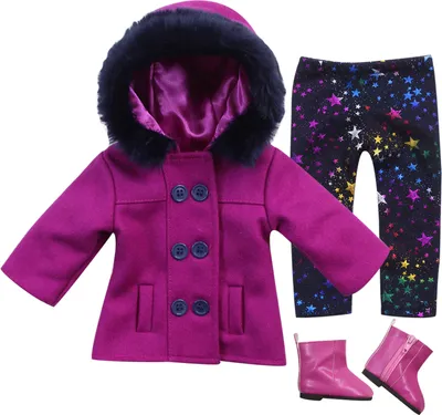 Obrázok produktu pre Sophia's By Teamson Kids 3-dielny set 18" oblečenia pre bábiku s topánkami pre bábiku