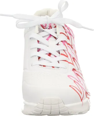 Produktbild von Skechers Damen Schnürschuhe Sportlich Gummisohle weiß