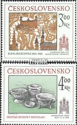 Produktbild von Briefmarken Tschechoslowakei 1985 Mi 2825-2826 (kompl.Ausg.) postfrisch Preßburg