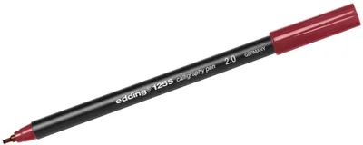 Produktbild von Kalligrafie-Stift edding 1255 2.0mm karmesinrot Packung mit 10 Stück