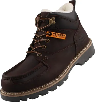Produktbild von Dockers by Gerli Herren Leder Stiefel Gefüttert Braun