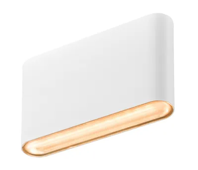 Produktbild von SLV 1007143 OVAL 14 WL, Wandaufbauleuchte 2700/3000K, 6W, weiß IP65